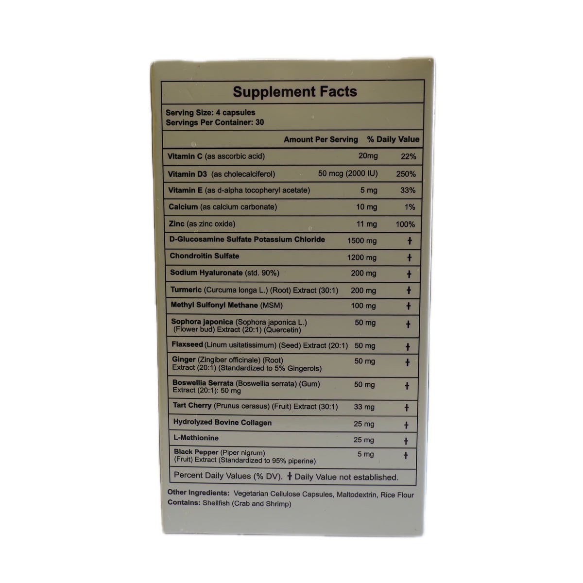 Fmlave — Glucosamina, Condroitina, MSM, Cúrcuma y Ácido Hialurónico (19 en 1)
