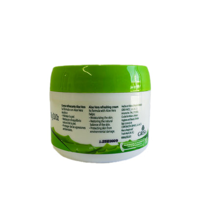 Crema facial y corporal con aloe vera para rostro y cuerpo – Tarro 3.8 oz (110 g)