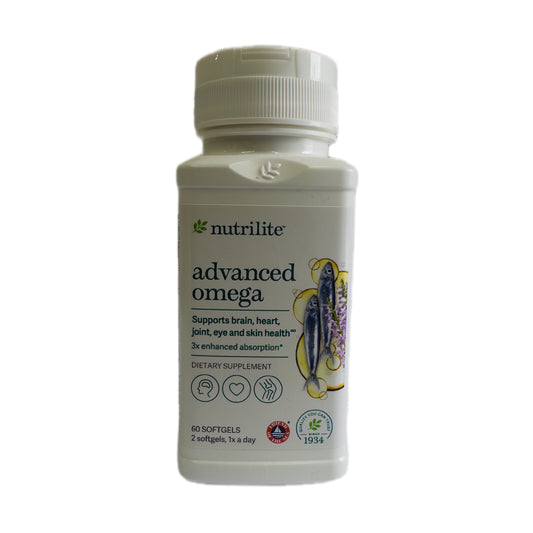 Nutrilite Advanced Omega — Omega-3 de Pescado y Chía, 60 cápsulas