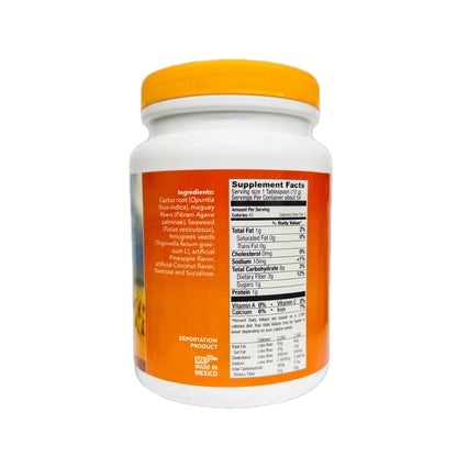 Sunny Fiber — Suplemento de Fibra Natural, sabor Piña y Coco, 650g
