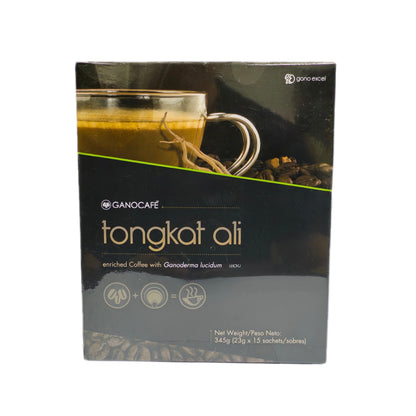 GanoCafé Tongkat Ali — Café Instantáneo Enriquecido con Ginseng, Tongkat Ali y Ganoderma Lucidum