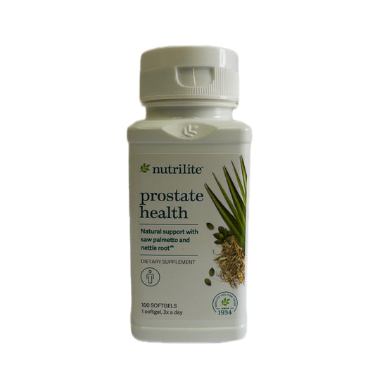 Nutrilite Prostate Health — Saw Palmetto y Raíz de Ortiga, 100 softgels