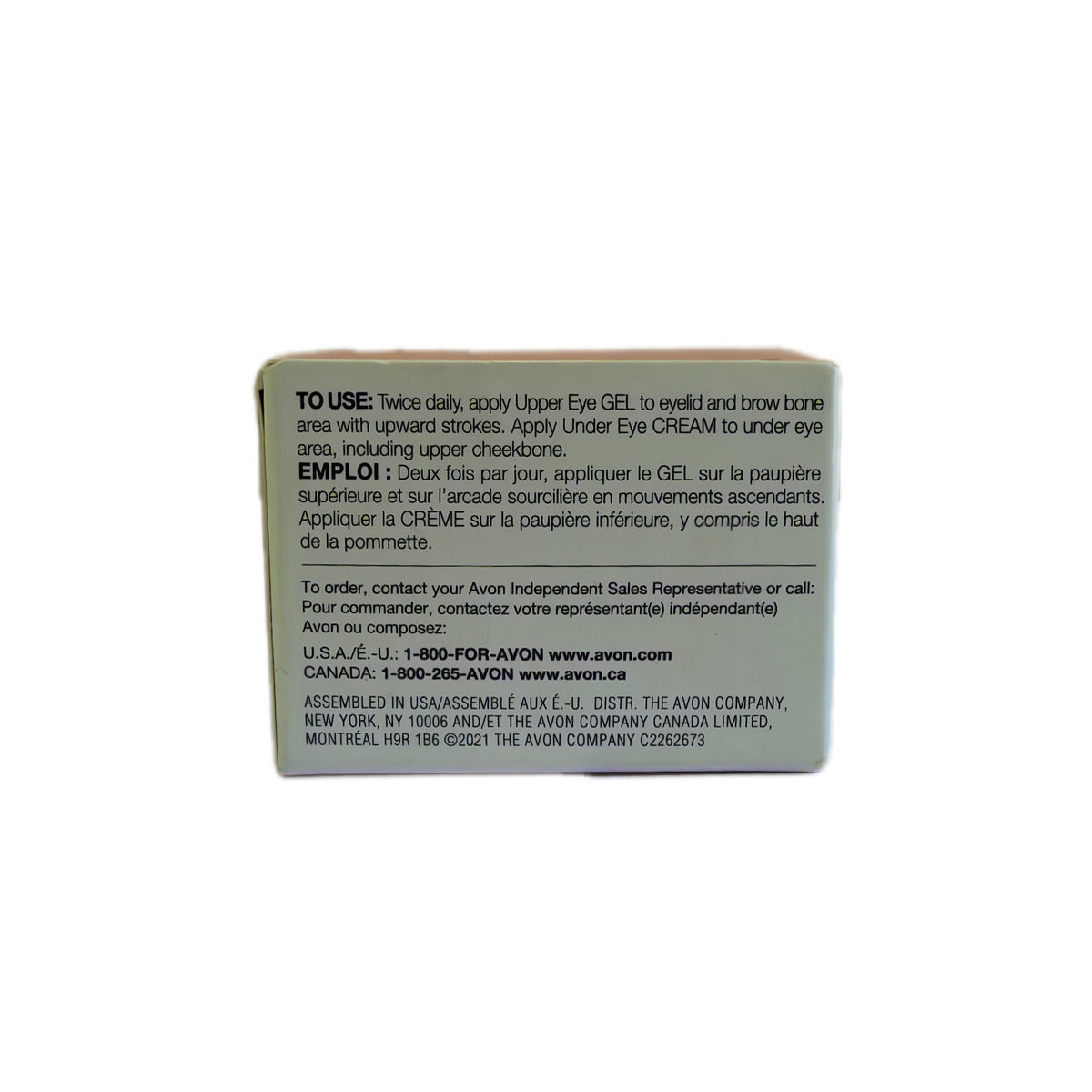 Sistema doble para el contorno de ojos: gel de párpado superior y crema de párpado inferior – 2 envases de 10 ml (0.33 fl oz)