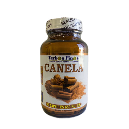 Canela en Cápsulas – Suplemento Herbal de Extracto de Canela – 90 Cápsulas de 650 mg