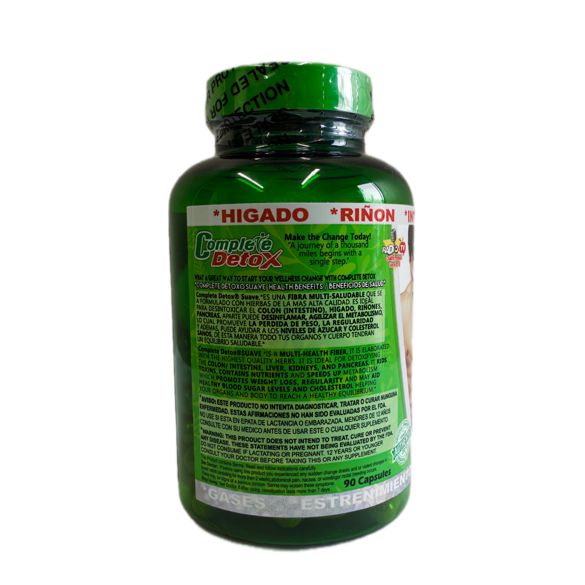 Chapis Complete Detox Suave — Fibra Multi-Saludable con Senna, Nopal, Boldo y Diente de León