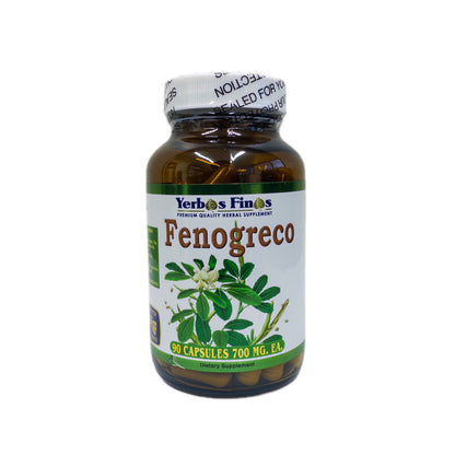 Fenogreco (Fenugreek) — 90 Cápsulas de 700 mg | Yerbos Finos
