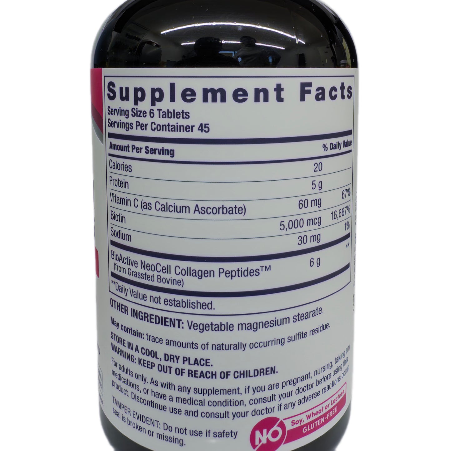 NeoCell Grassfed Collagen Peptides + Vitamina C &amp; Biotina