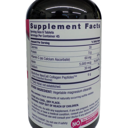 NeoCell Grassfed Collagen Peptides + Vitamina C &amp; Biotina